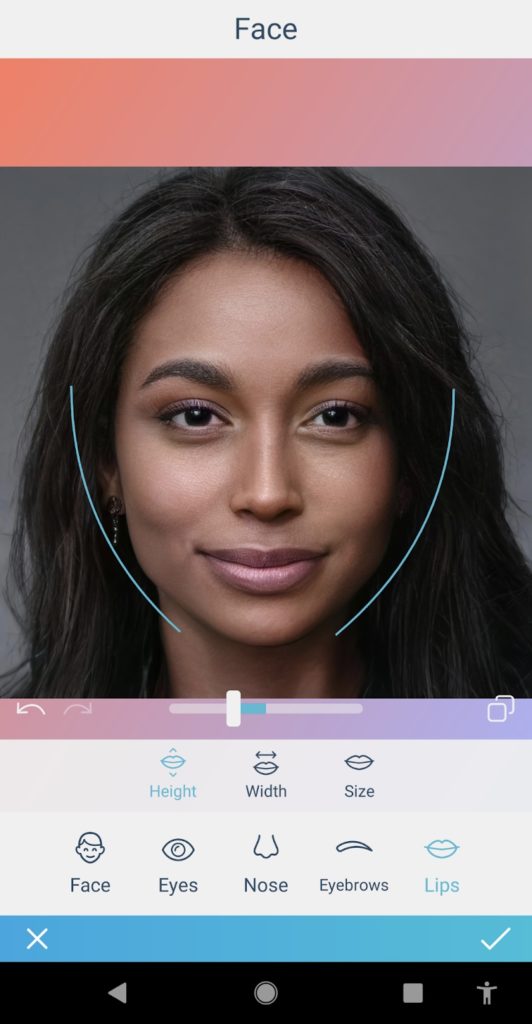 after photo for beauty app transformation