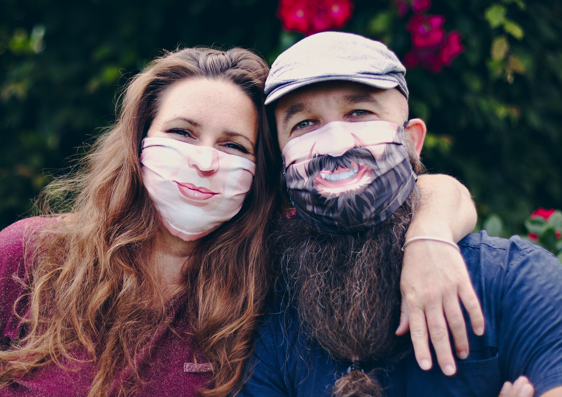 witty selfie captions masks